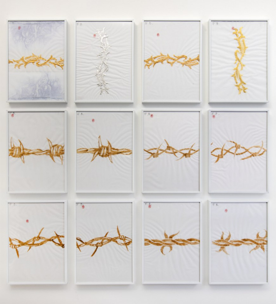 ‘Fiorenza Bassetti, Gioia’, 1999–2018, Acrilyc on tracing paper (12 elements from a series of 37)
