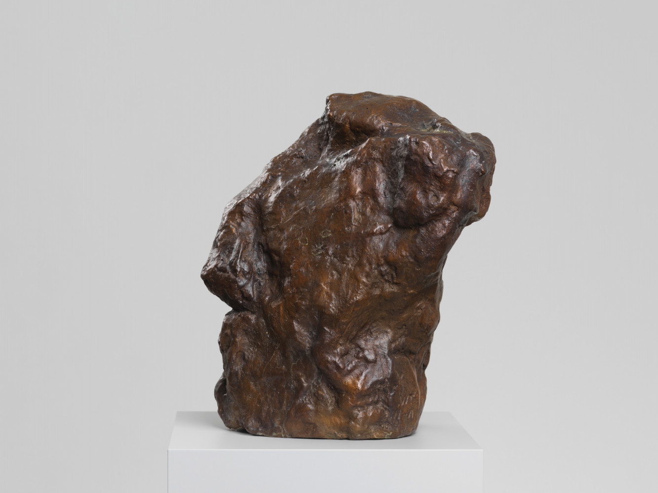 William Tucker, ‘Mask for Hannah’, 2022, Bronze