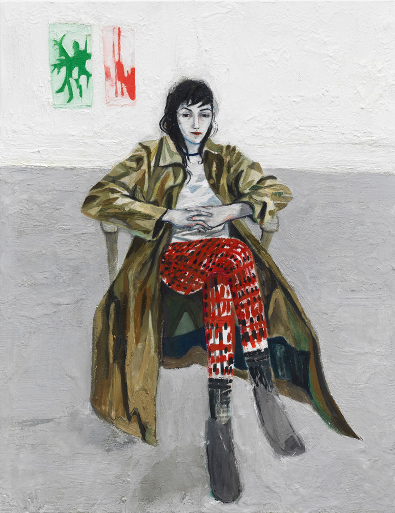 Raffi Kalenderian, ‘Laure in the Studio’, 2013, Oil on canvas
