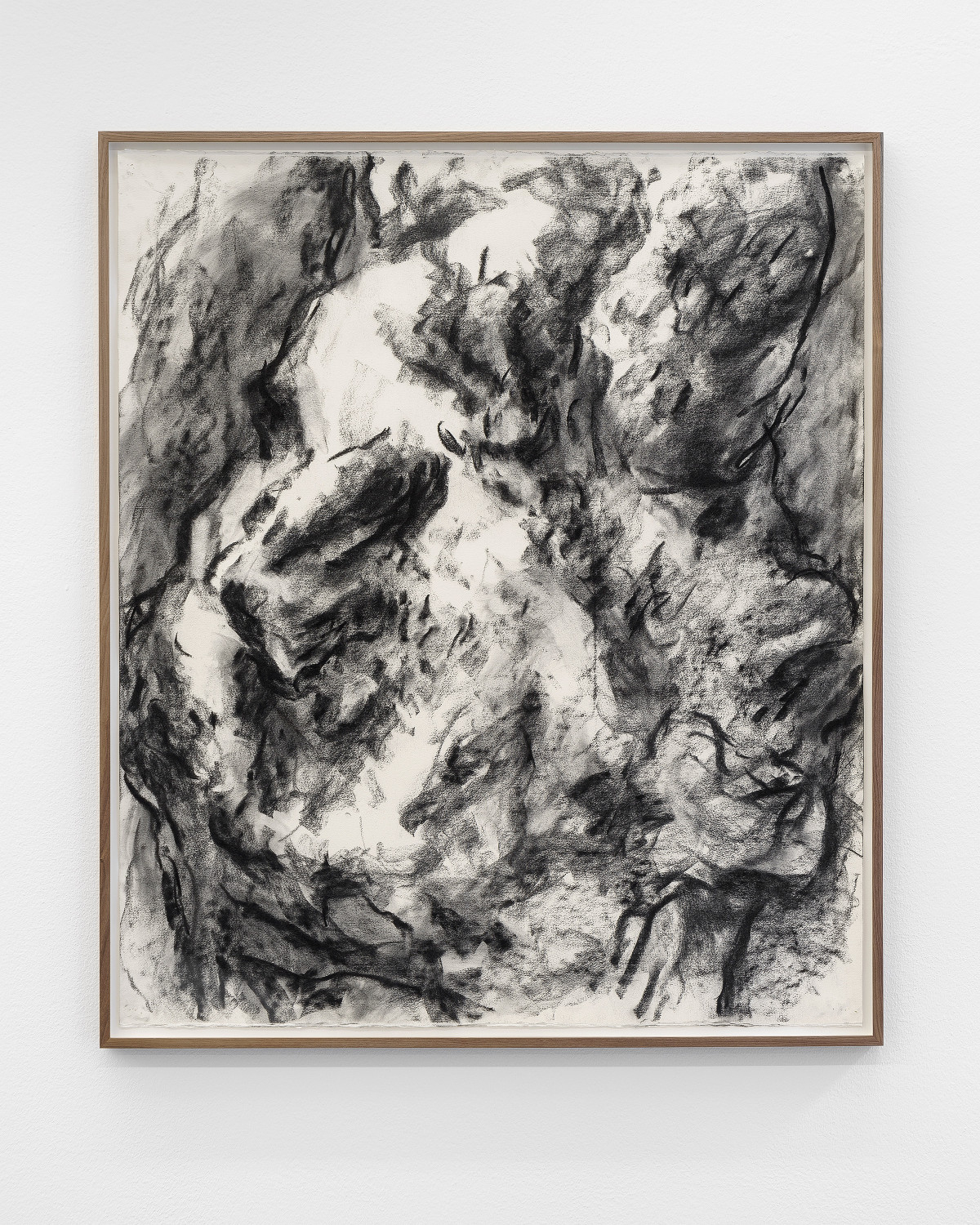 William Tucker, ‘Study for Maria Luisa’, 1998, Charcoal on paper