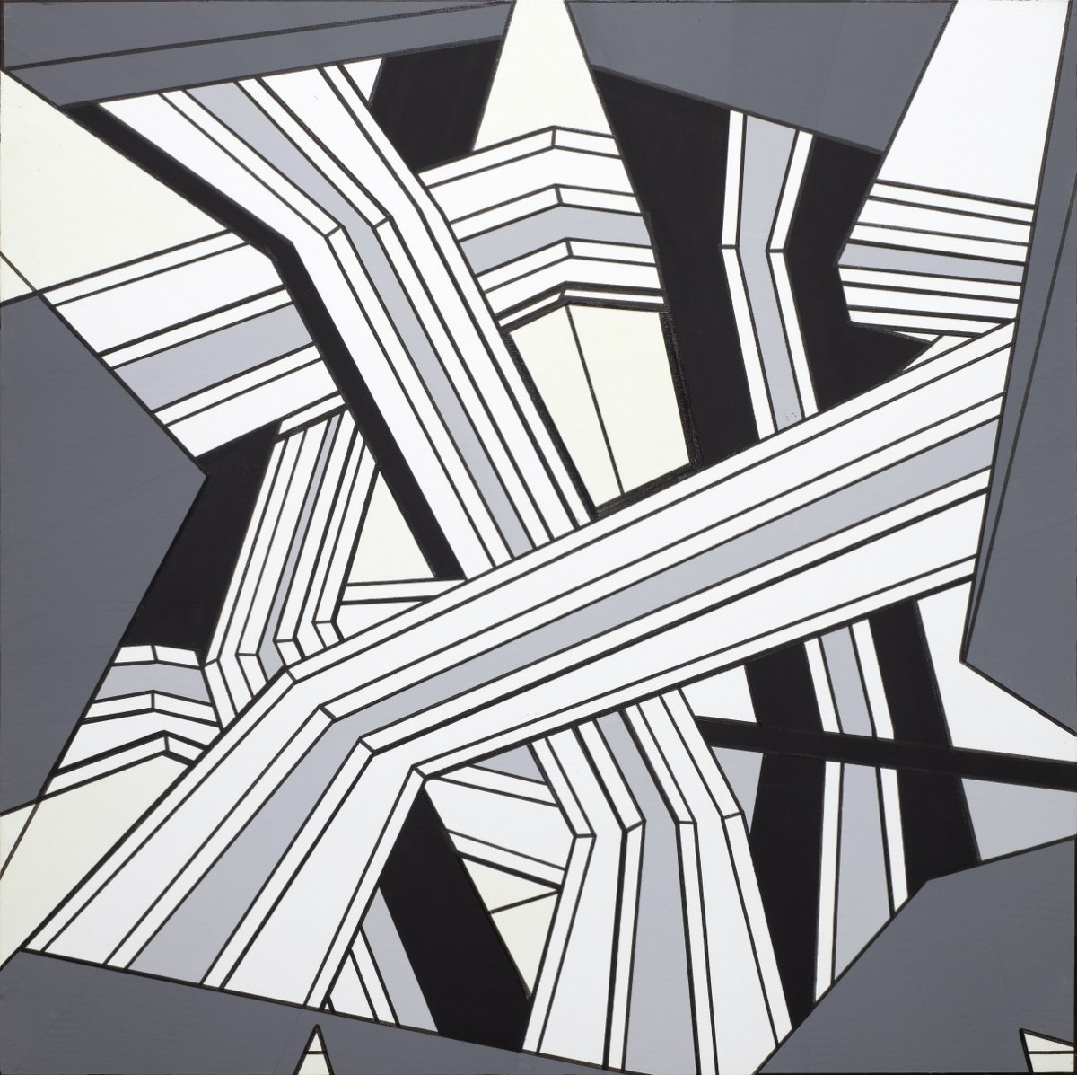 Alex Dorici, ‘Geometric Series Light’, 2022-2023, mixed media 