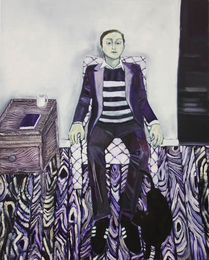 Raffi Kalenderian, ‘Self Portrait (Purple Haze)’, 2007, Oil on canvas